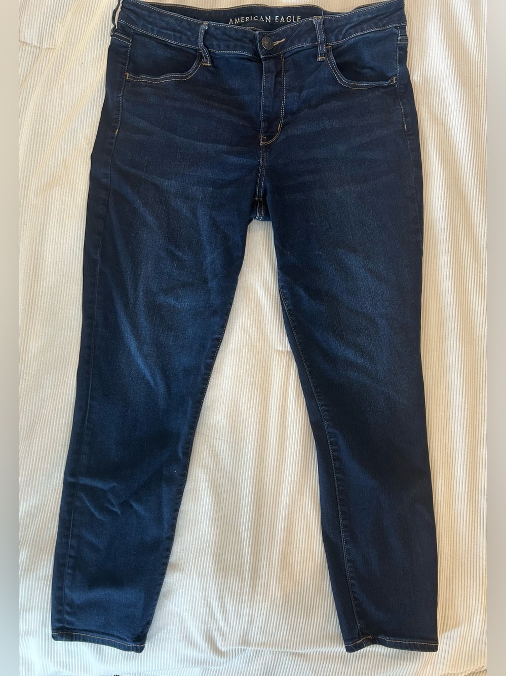 American Eagle Ne(X)t‎ Level Jegging Dark Wash Stretch Jeans Women's 18